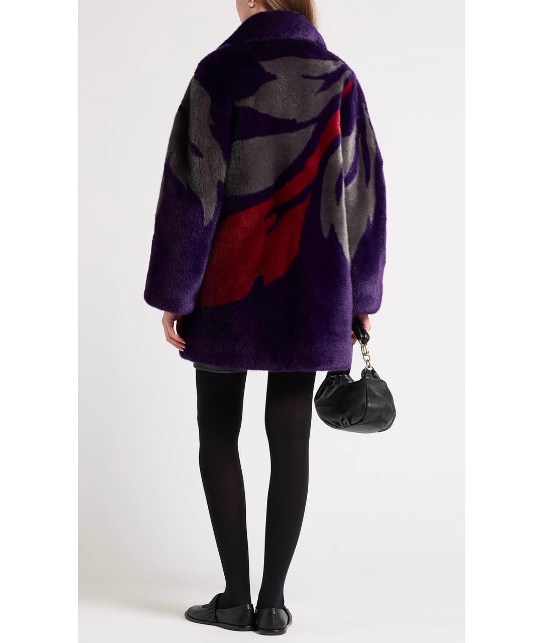 ALBERTA FERRETTI Фиолетовая шуба, фото 3