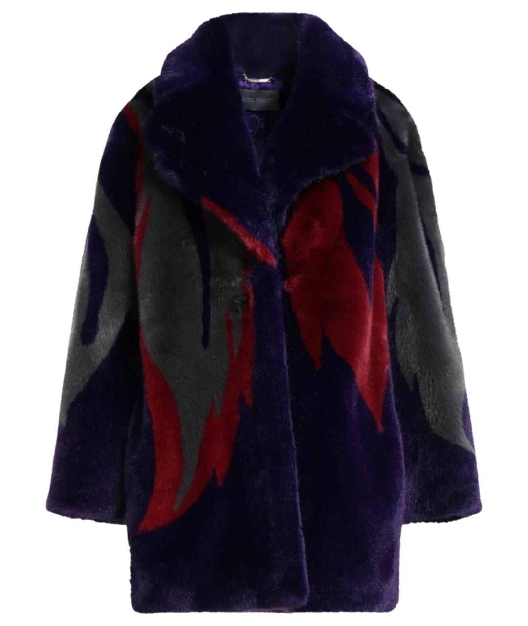 ALBERTA FERRETTI Фиолетовая шуба, фото 1