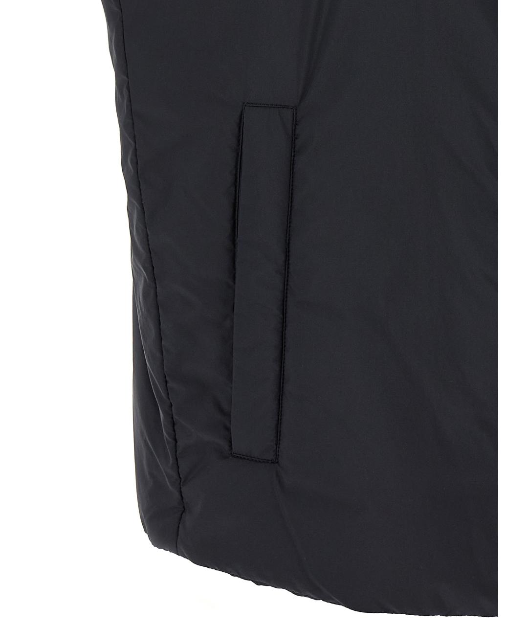 HERNO Черный полиамидовый жилет, фото 4