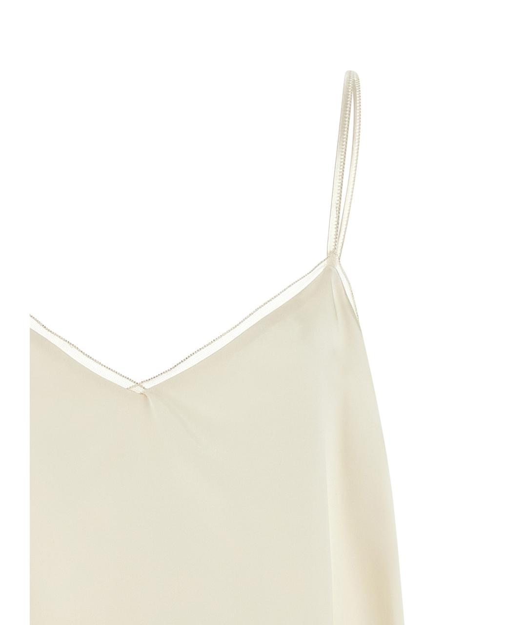 FABIANA FILIPPI Белая вискозная блузы, фото 3