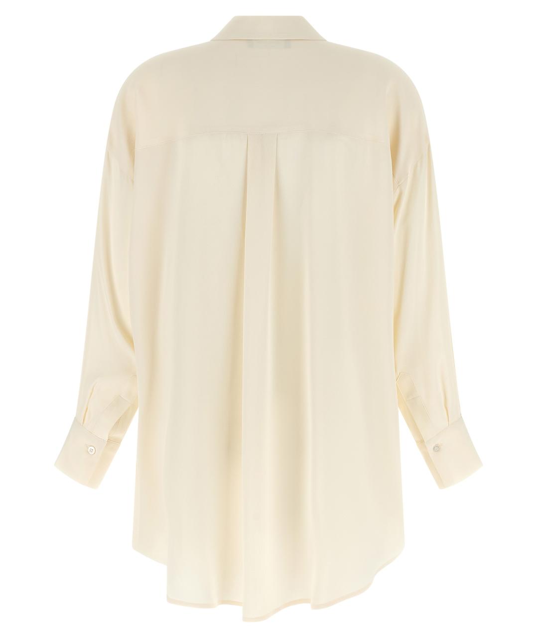 FABIANA FILIPPI Бежевая ацетатная рубашка, фото 2