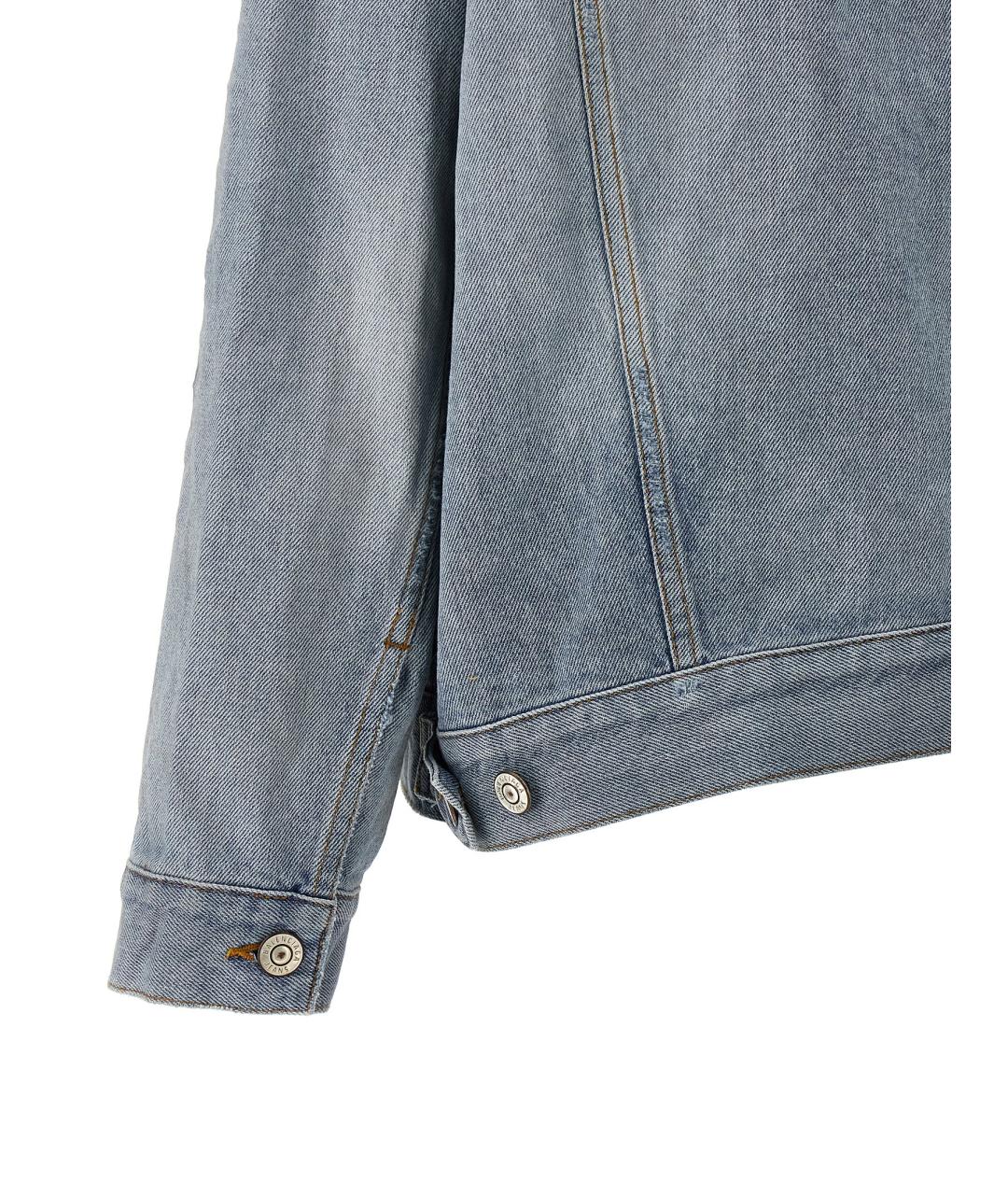 BALENCIAGA Голубая деним куртка, фото 4