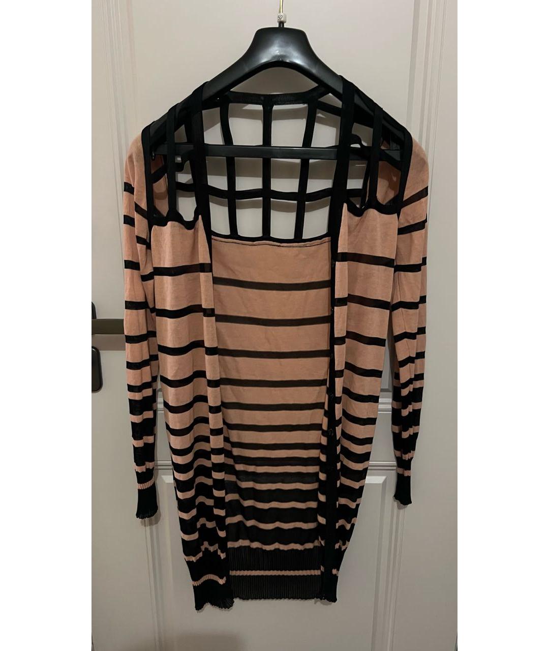 DOLCE&GABBANA Бежевый вискозный кардиган, фото 5