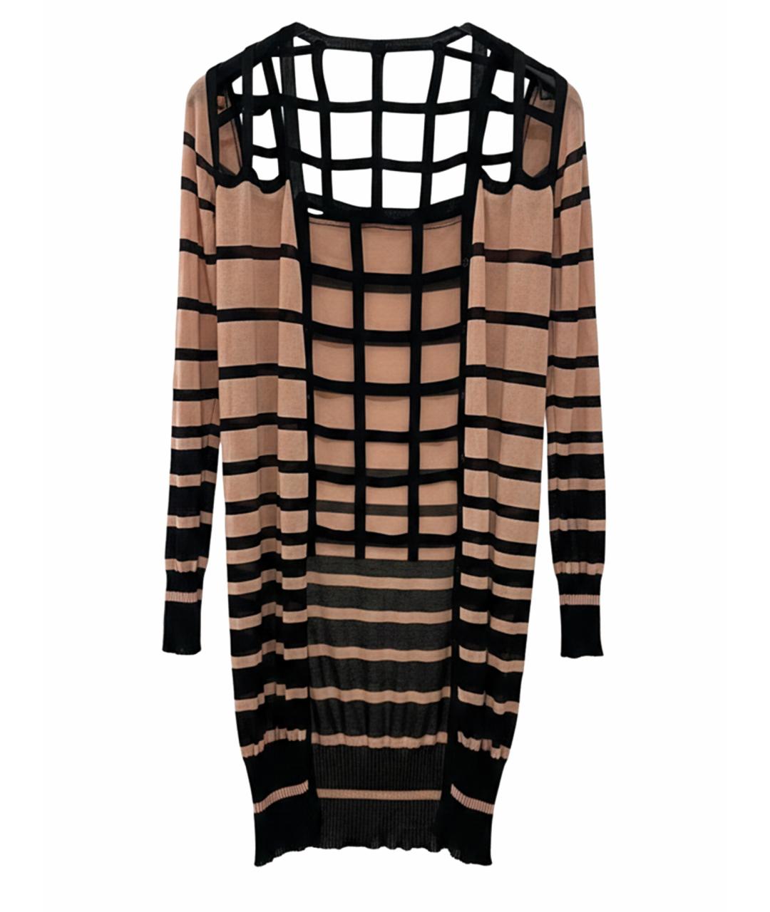 DOLCE&GABBANA Бежевый вискозный кардиган, фото 1