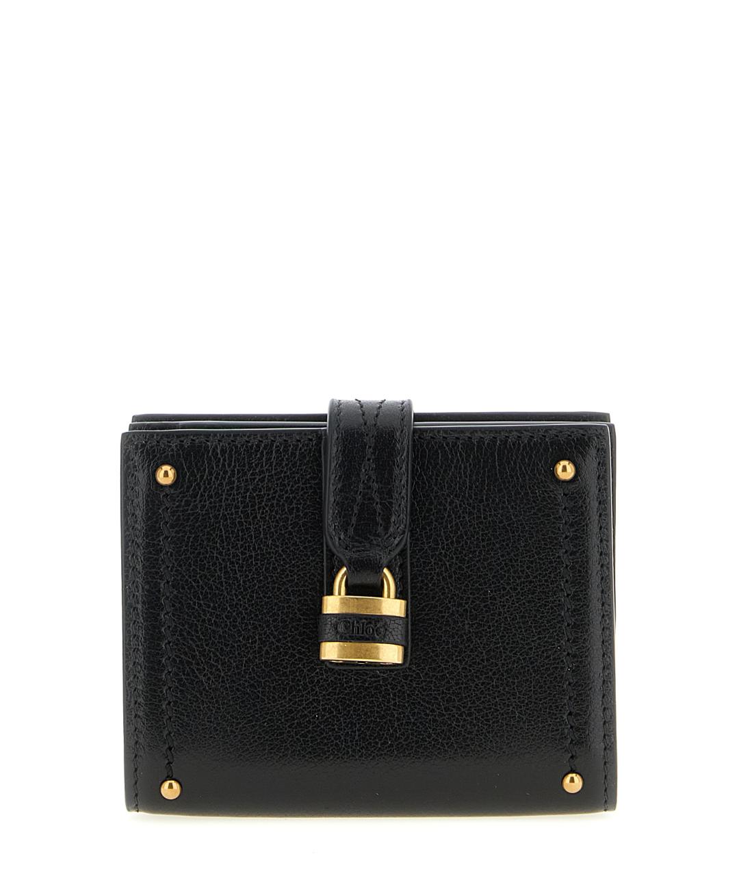 CHLOE Черный кожаный кошелек, фото 3