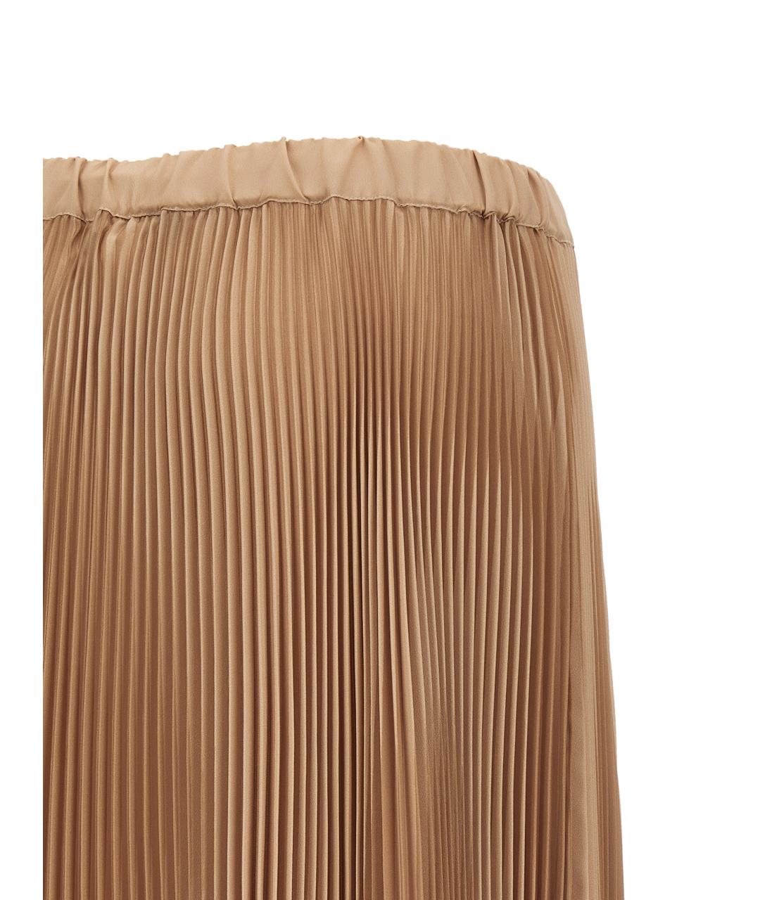 FABIANA FILIPPI Бежевая полиэстеровая юбка миди, фото 4