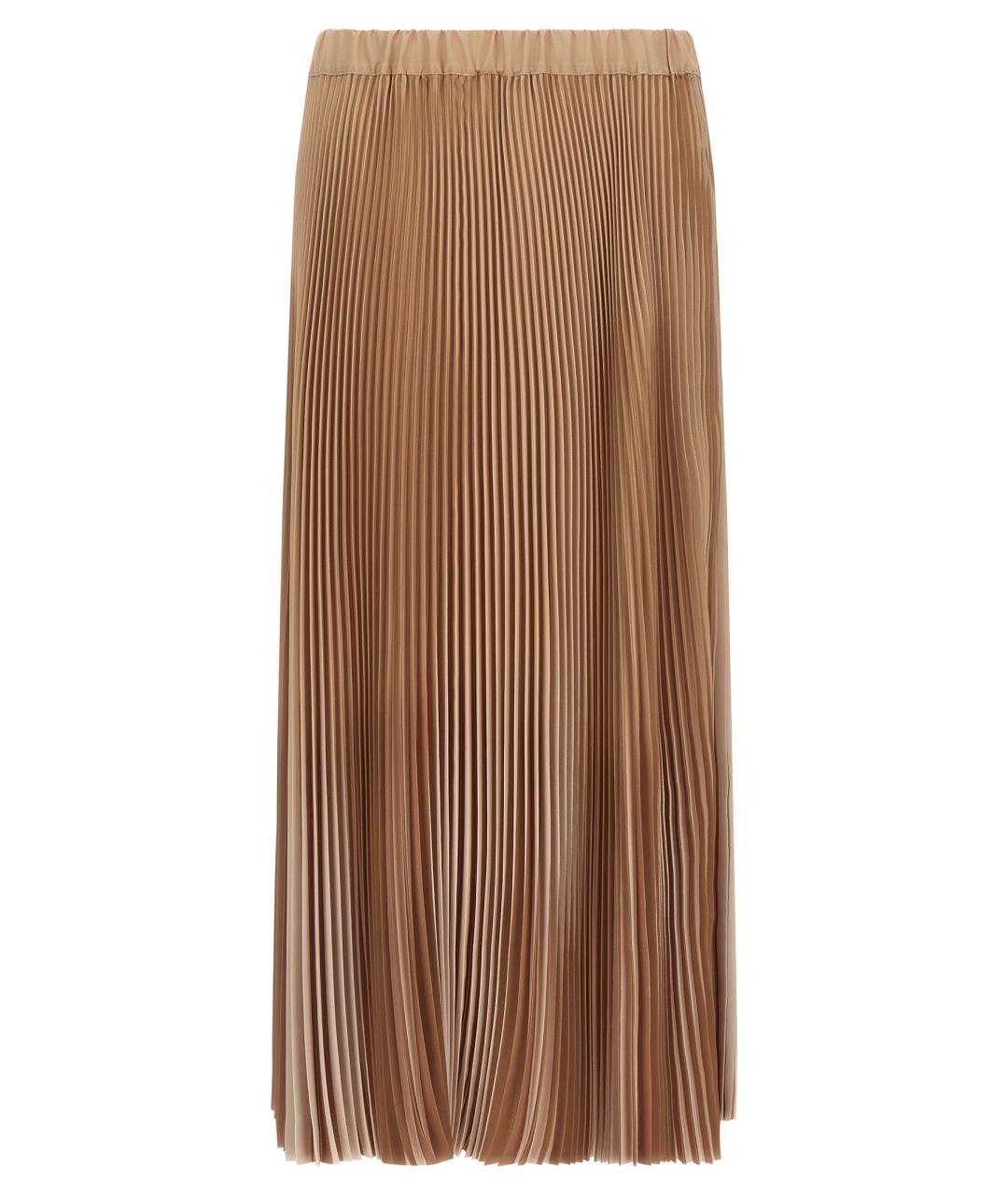 FABIANA FILIPPI Бежевая полиэстеровая юбка миди, фото 1