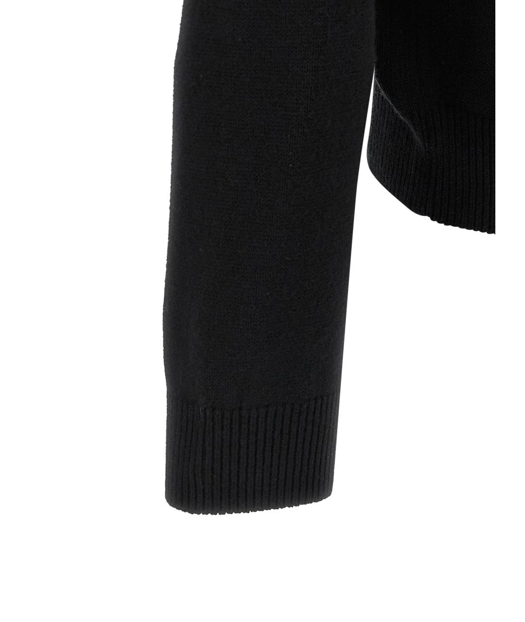 KENZO Черный шерстяной кардиган, фото 4