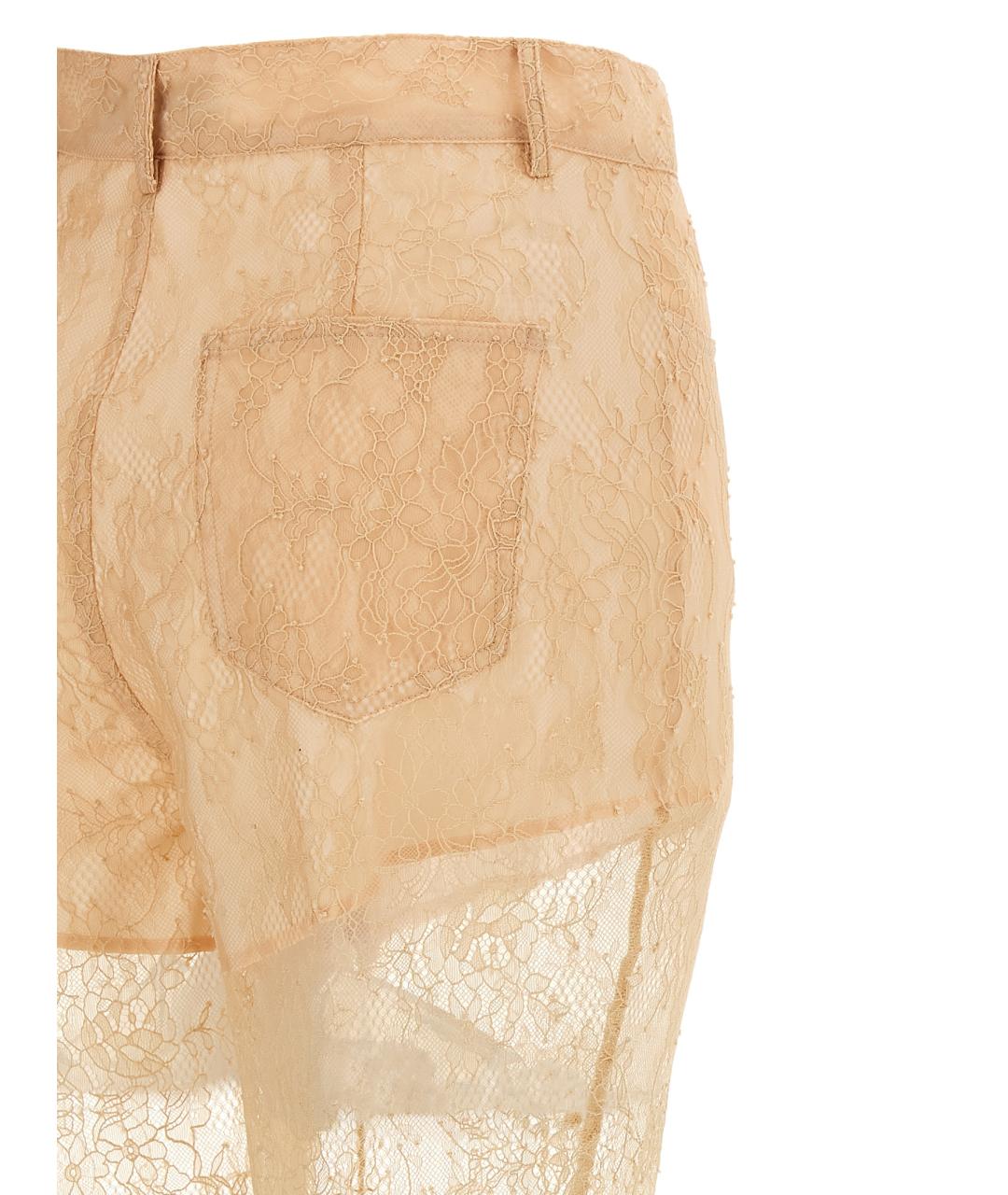 GIUSEPPE DI MORABITO Розовые полиамидовые прямые брюки, фото 4