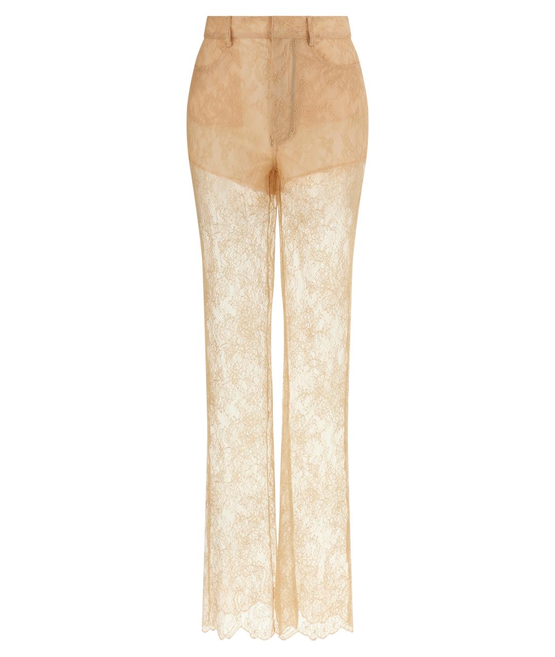 GIUSEPPE DI MORABITO Розовые полиамидовые прямые брюки, фото 1