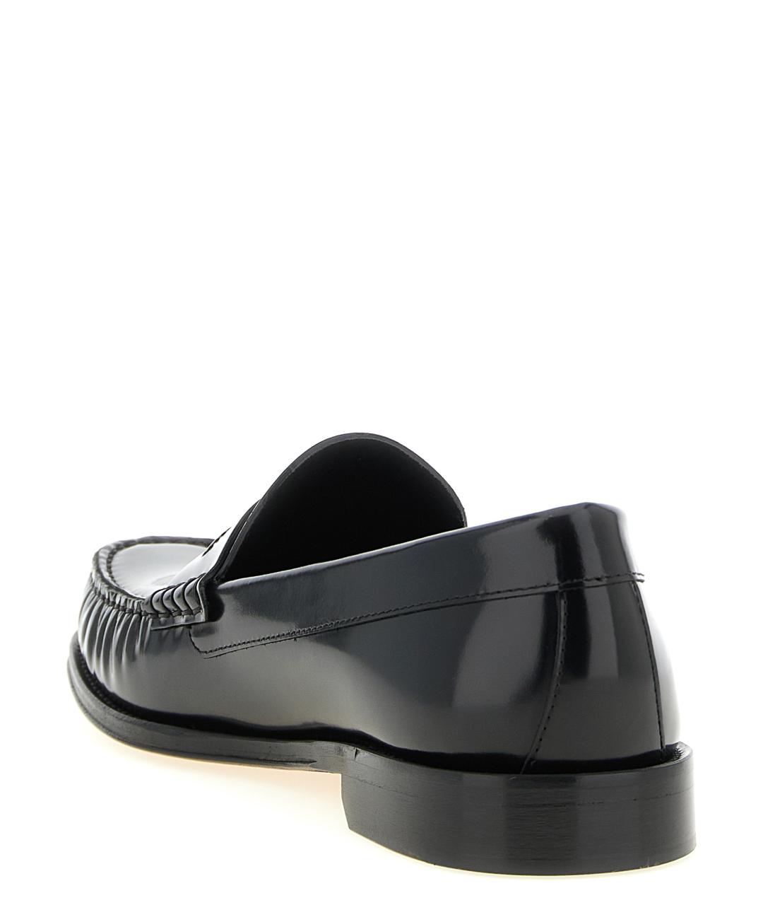 TOM FORD Черные кожаные мокасины, фото 3