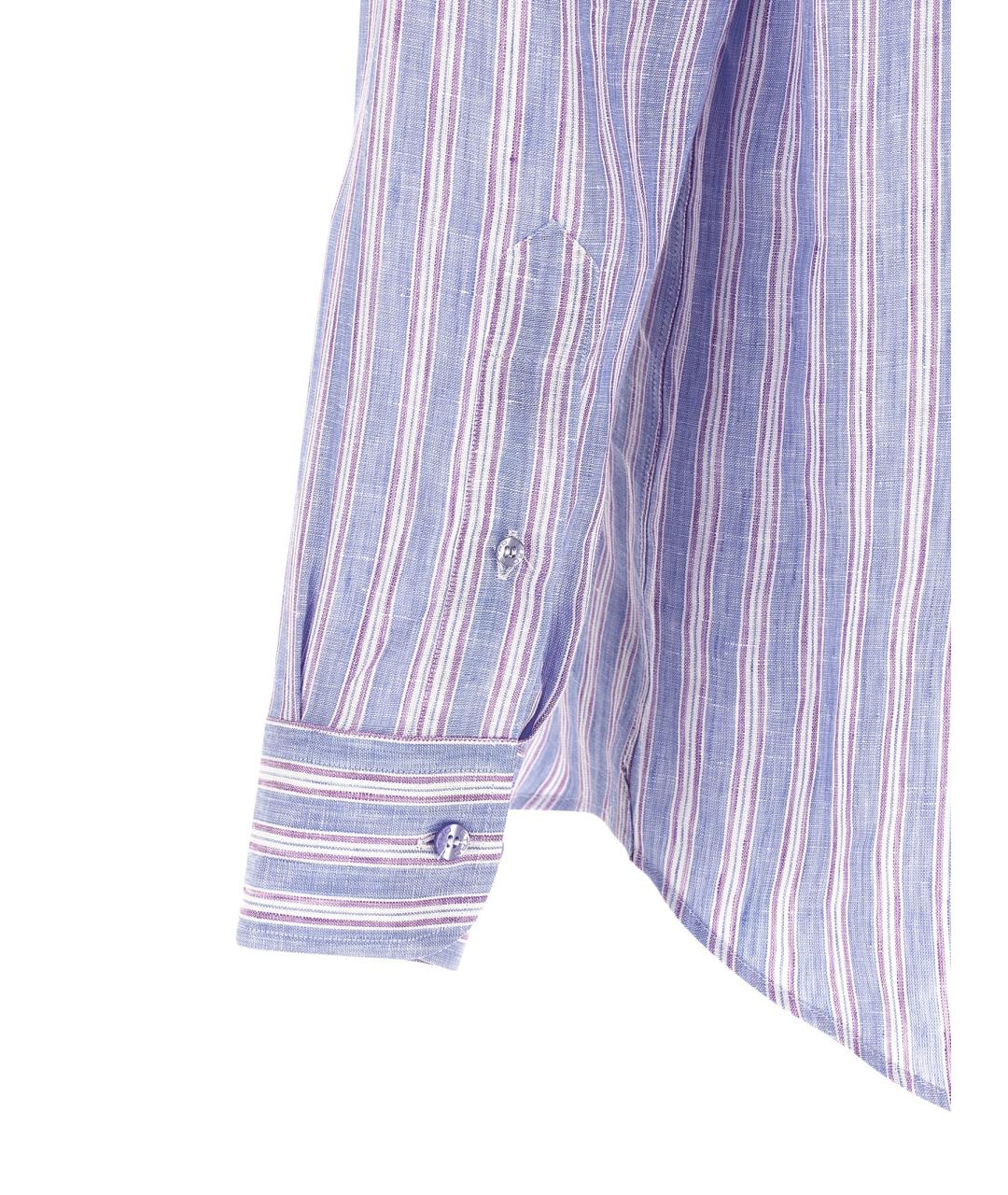 ETRO Мульти льняная кэжуал рубашка, фото 4