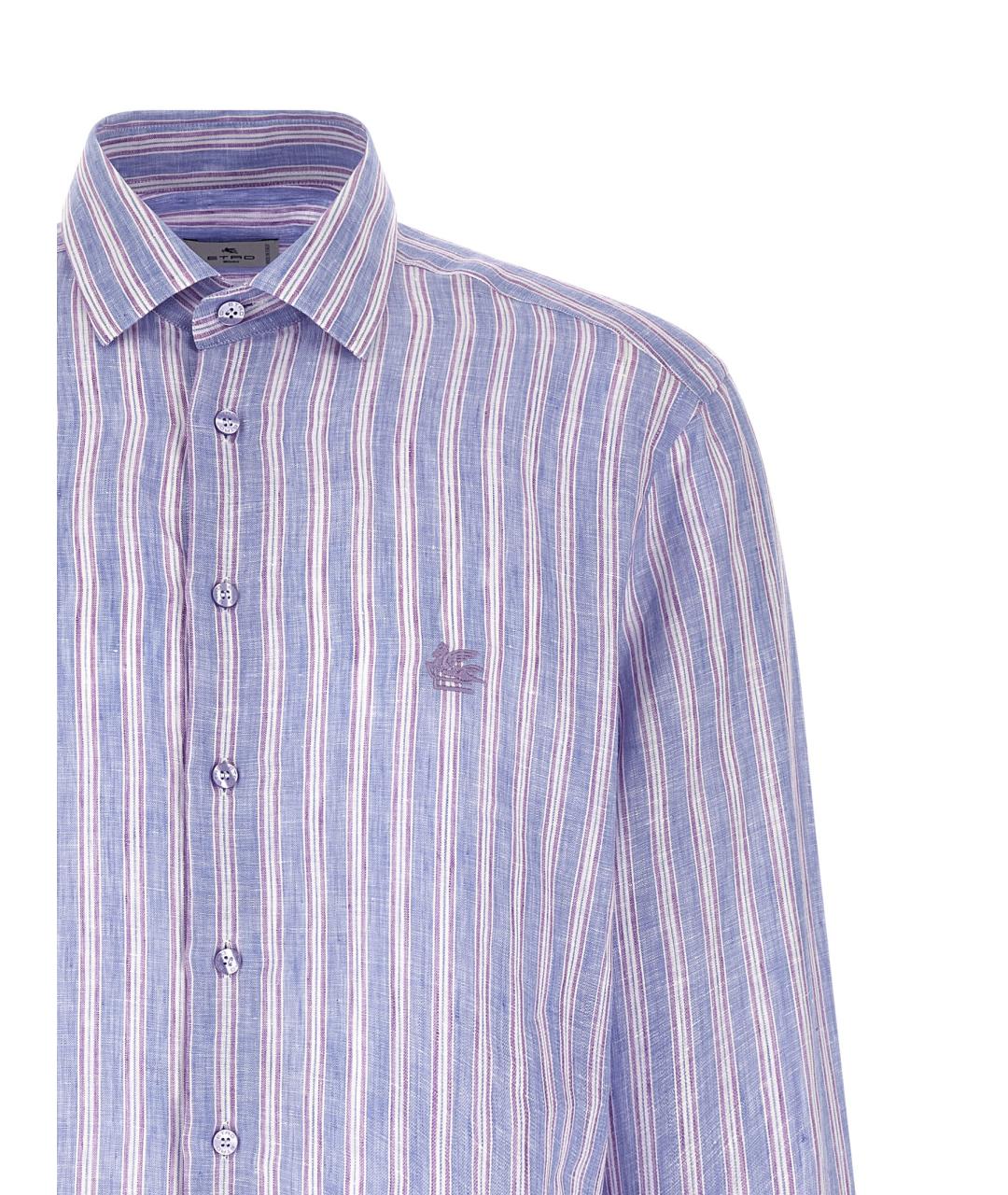 ETRO Мульти льняная кэжуал рубашка, фото 3