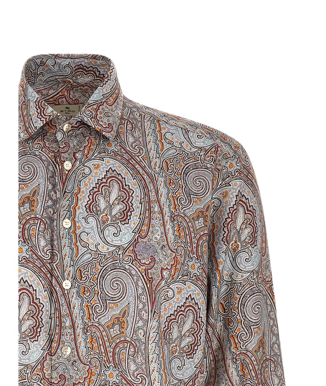 ETRO Мульти хлопковая кэжуал рубашка, фото 3