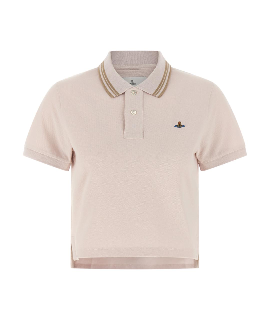 VIVIENNE WESTWOOD Розовая хлопковая футболка, фото 1