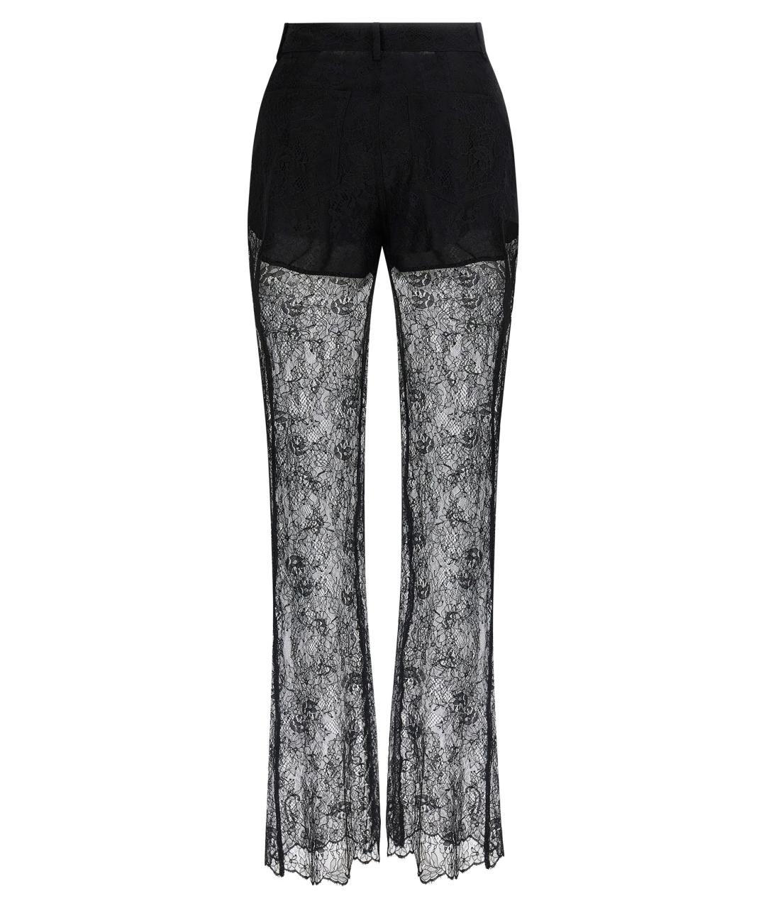 GIUSEPPE DI MORABITO Черные полиамидовые прямые брюки, фото 2