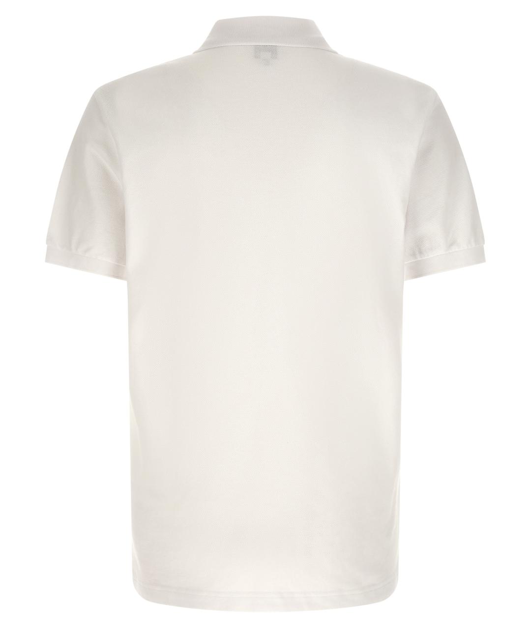 KENZO Белое хлопковое поло с коротким рукавом, фото 2