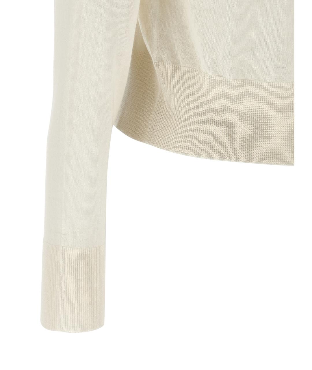 FABIANA FILIPPI Белый кашемировый кардиган, фото 3