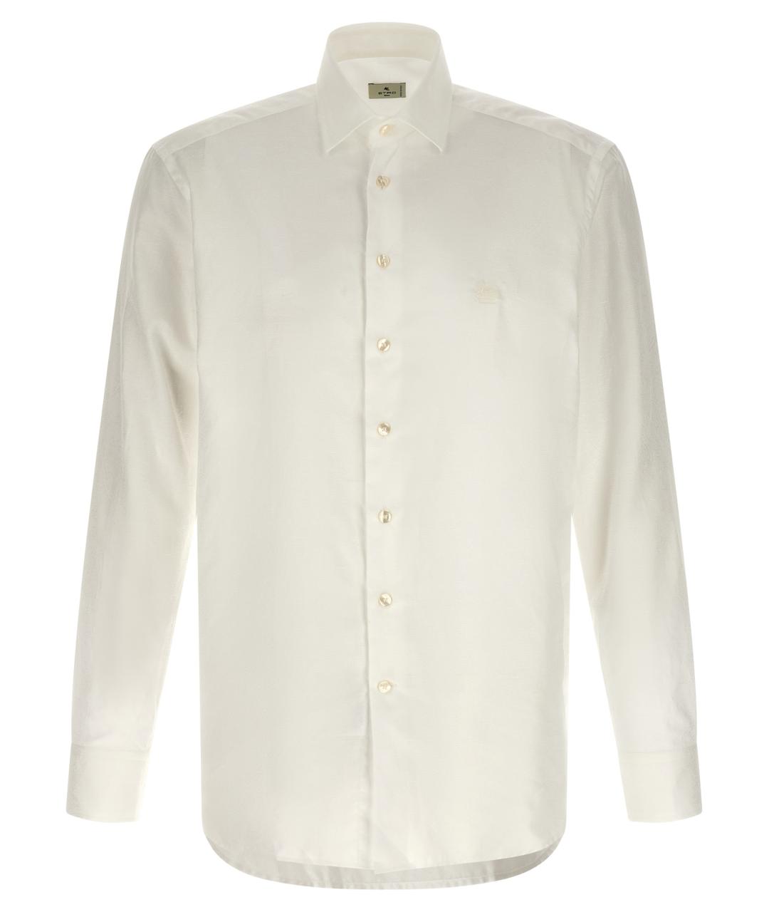 ETRO Белая хлопковая классическая рубашка, фото 1