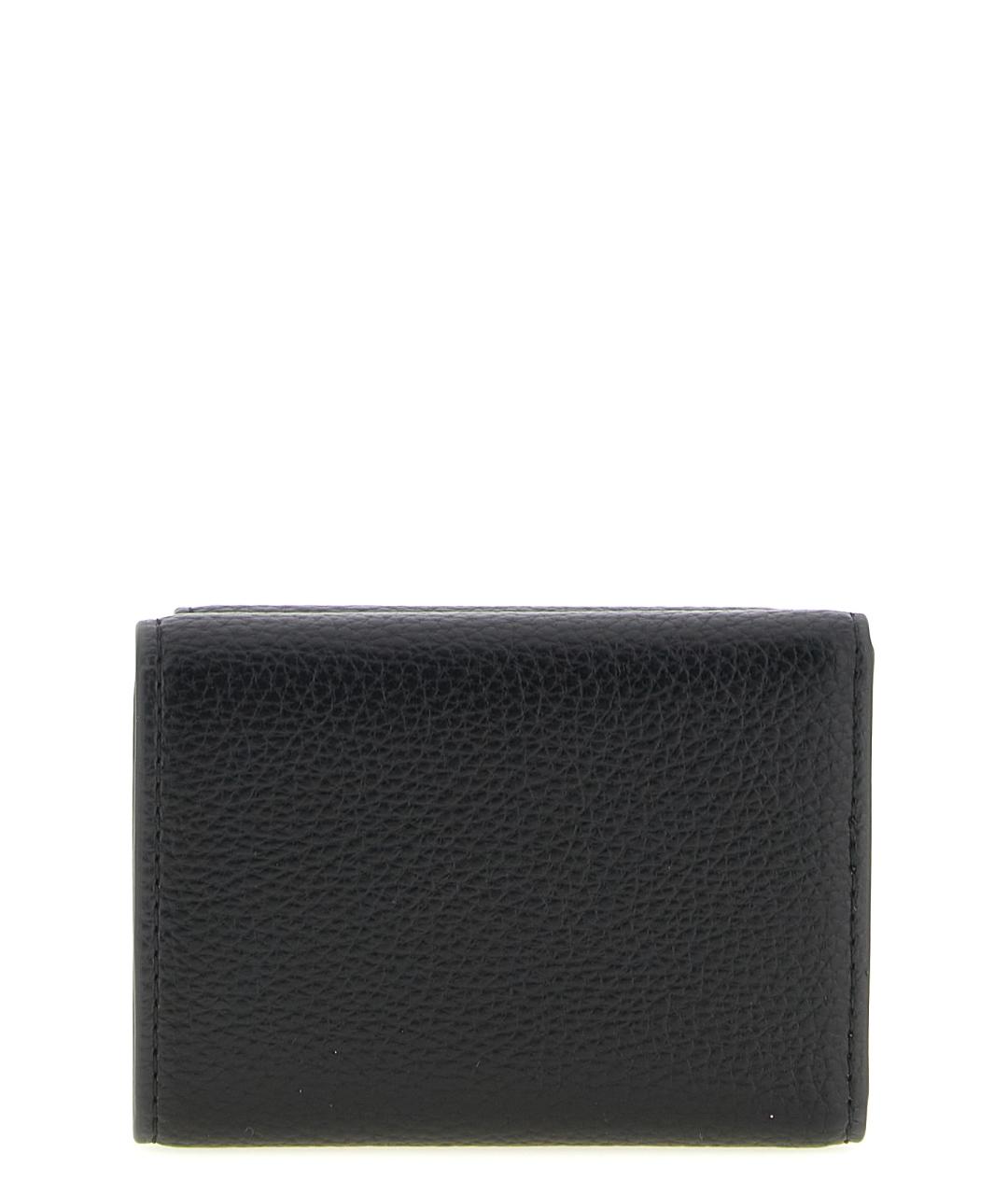 VIVIENNE WESTWOOD Черный кожаный кошелек, фото 2