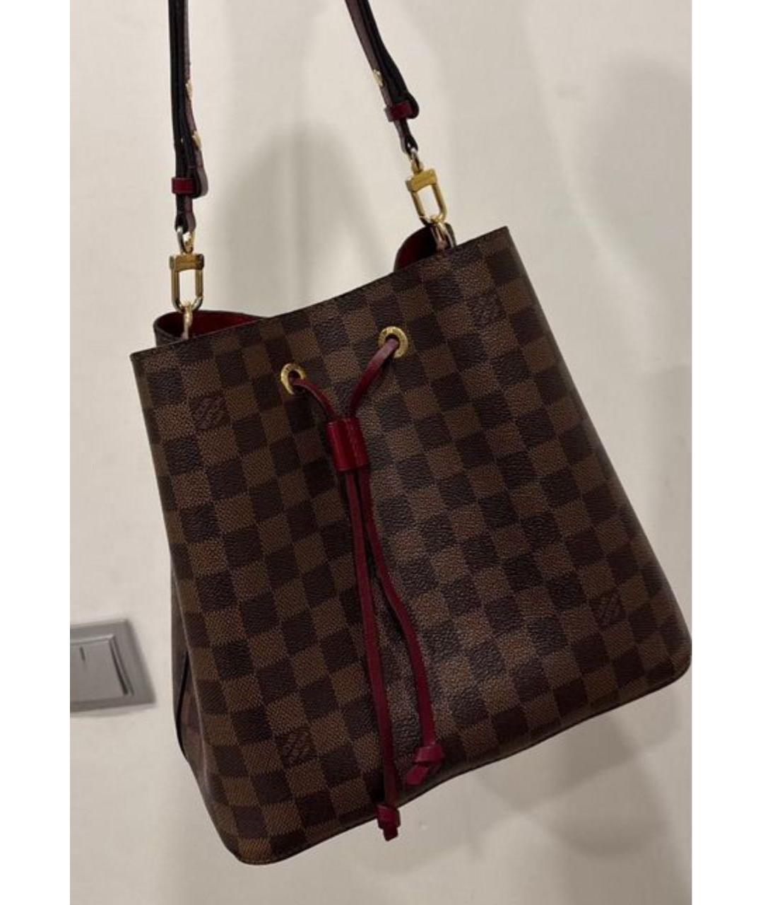 LOUIS VUITTON Коричневая сумка тоут, фото 8