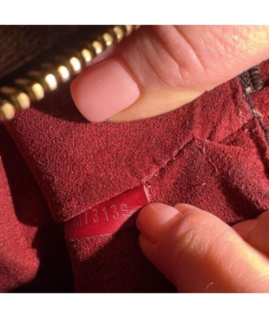 LOUIS VUITTON Коричневая сумка тоут, фото 6