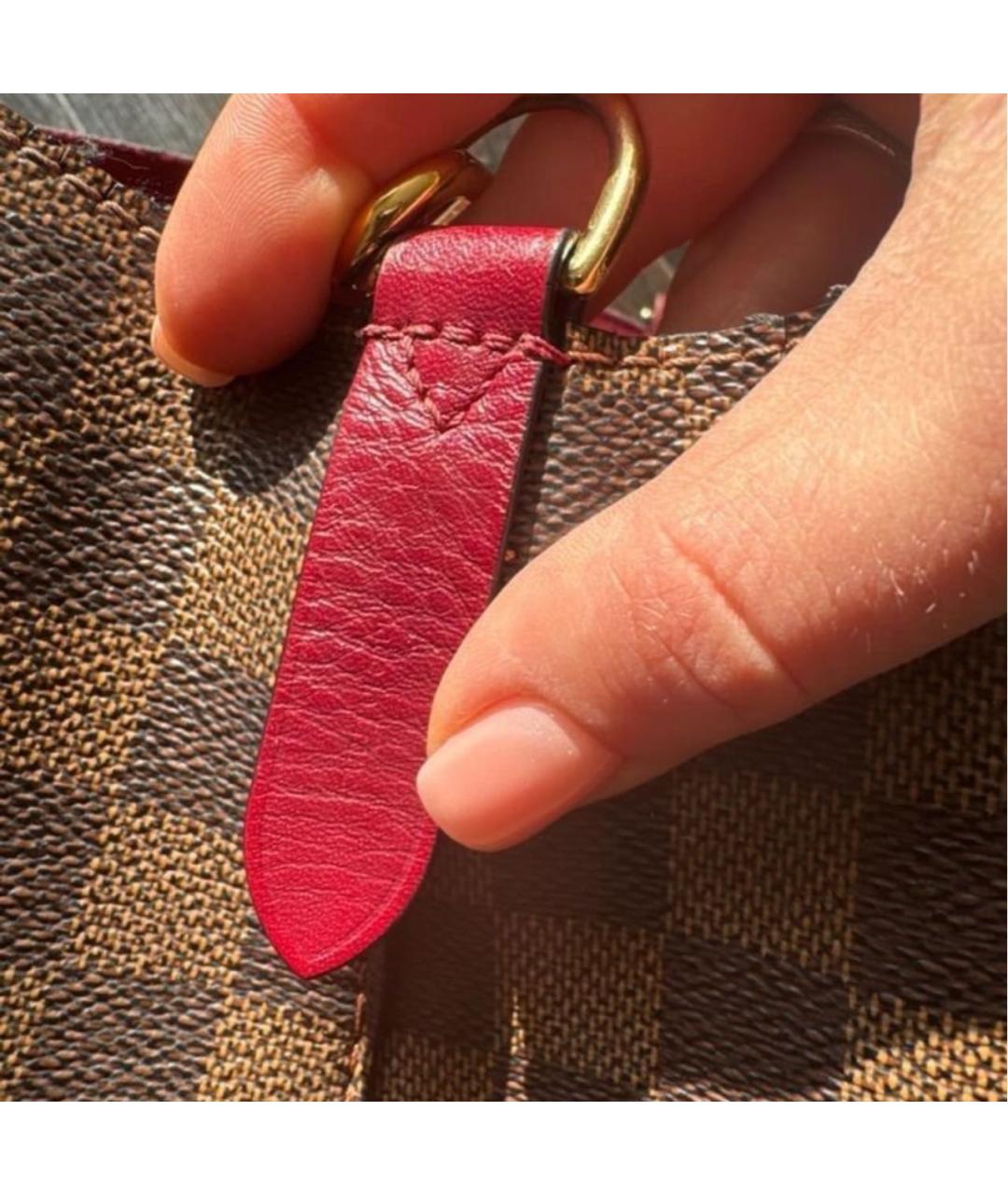 LOUIS VUITTON Коричневая сумка тоут, фото 4