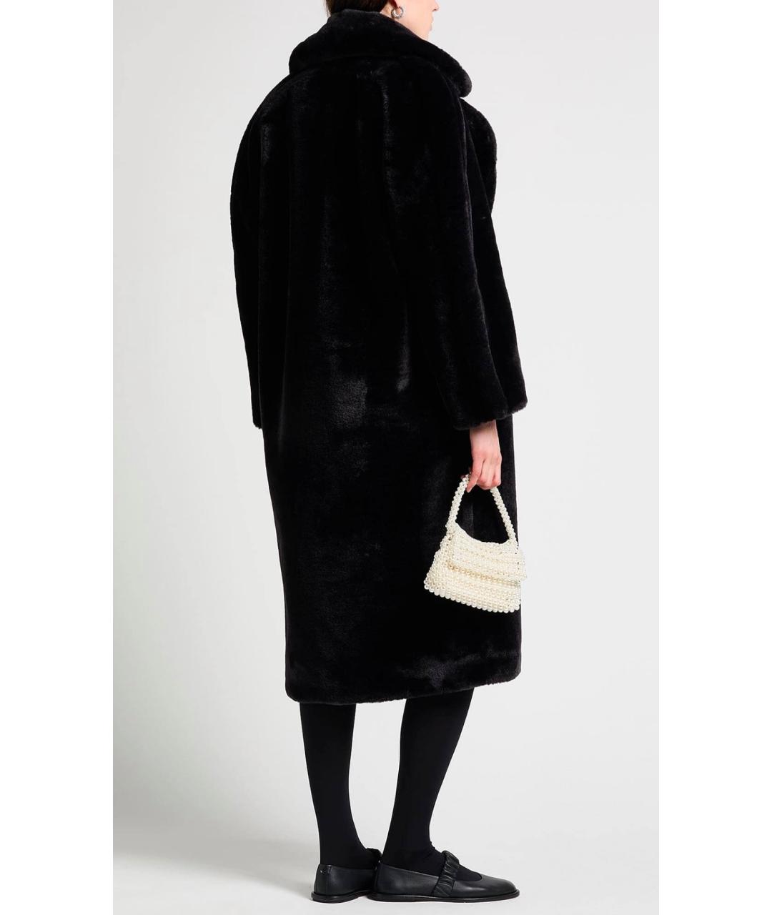 DRIES VAN NOTEN Черная шуба, фото 3