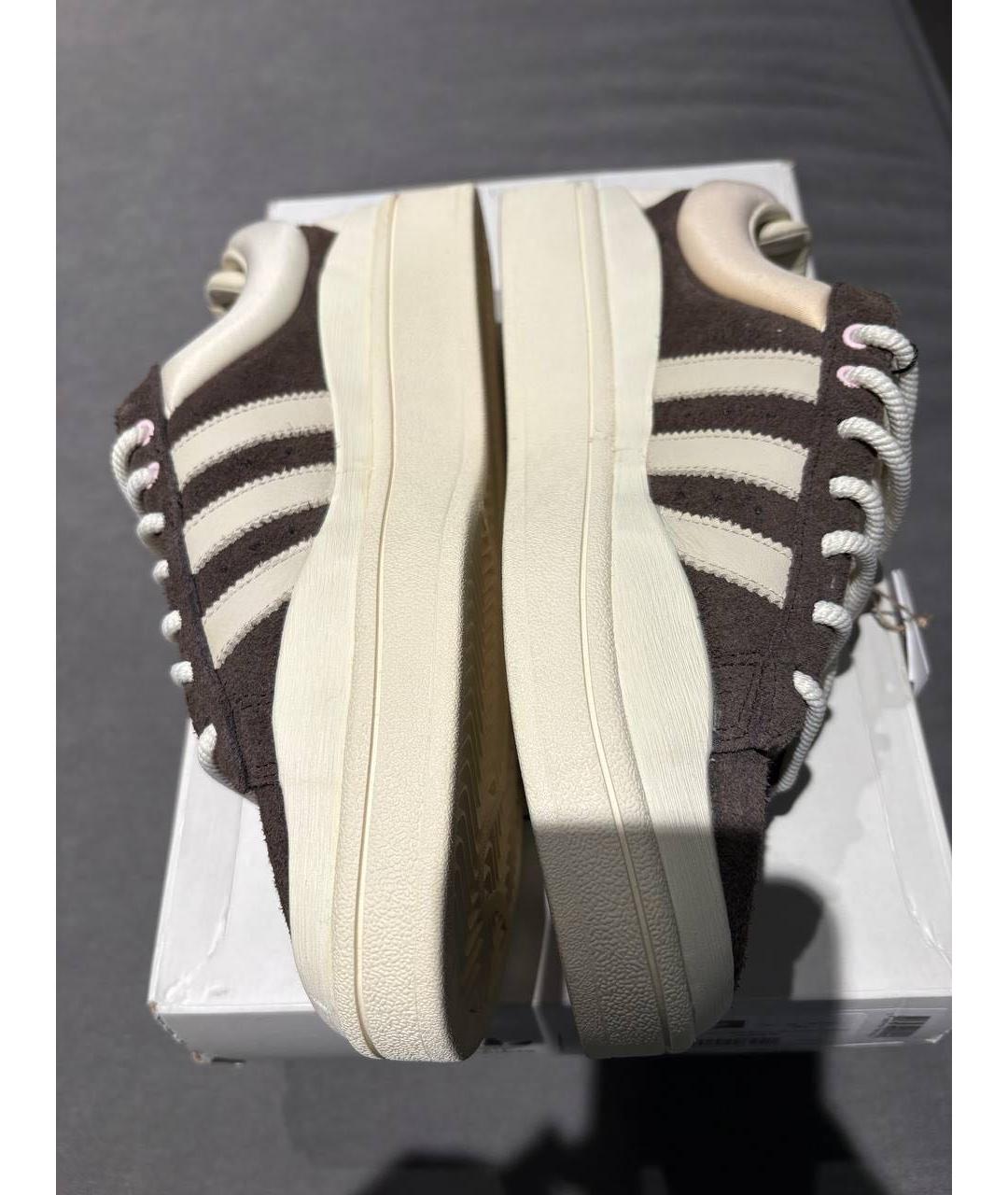 ADIDAS Коричневые замшевые низкие кроссовки / кеды, фото 5