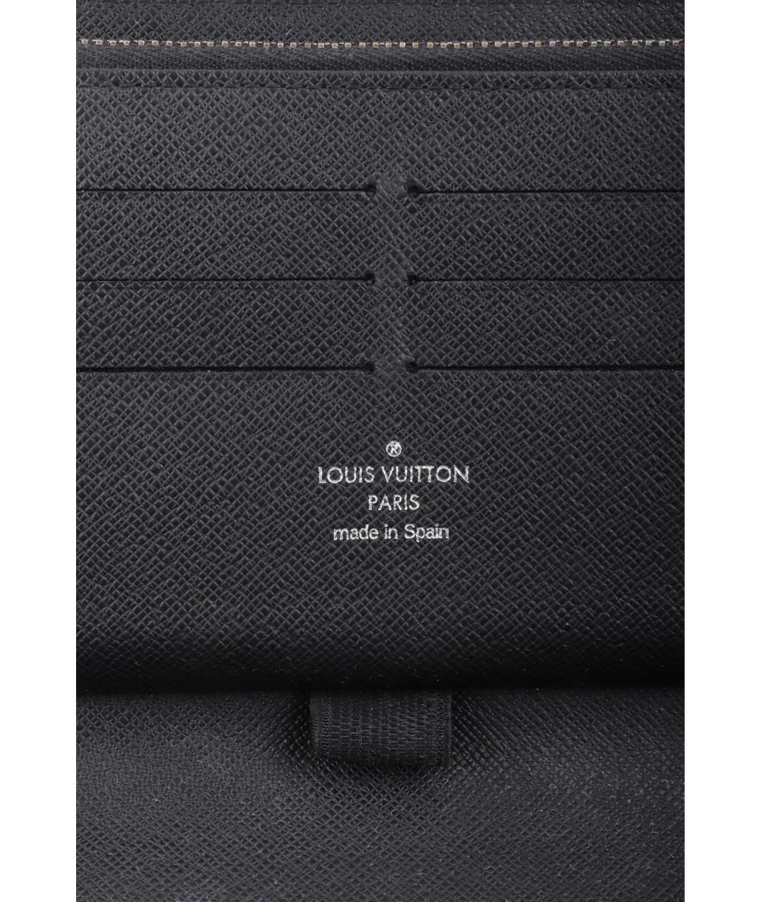 LOUIS VUITTON Черный кошелек, фото 4