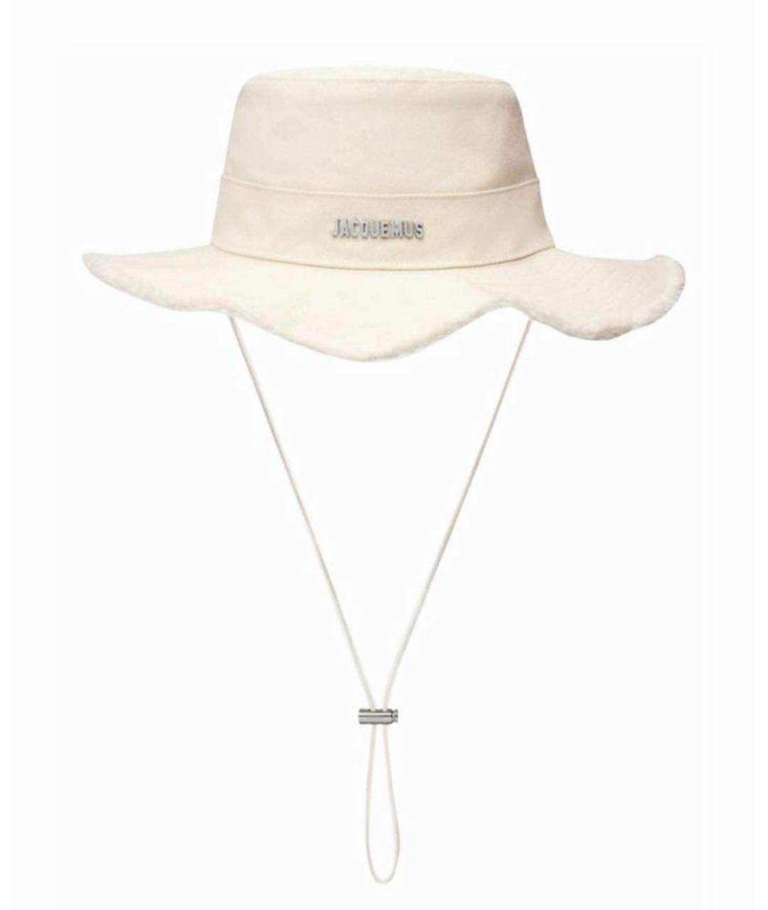 JACQUEMUS Бежевая хлопковая панама, фото 9