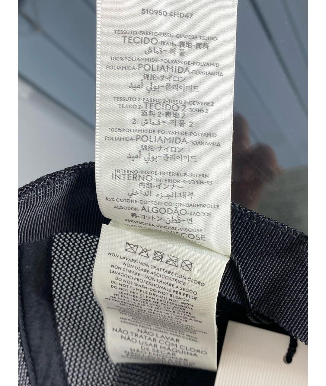 GUCCI Черная кепка, фото 8