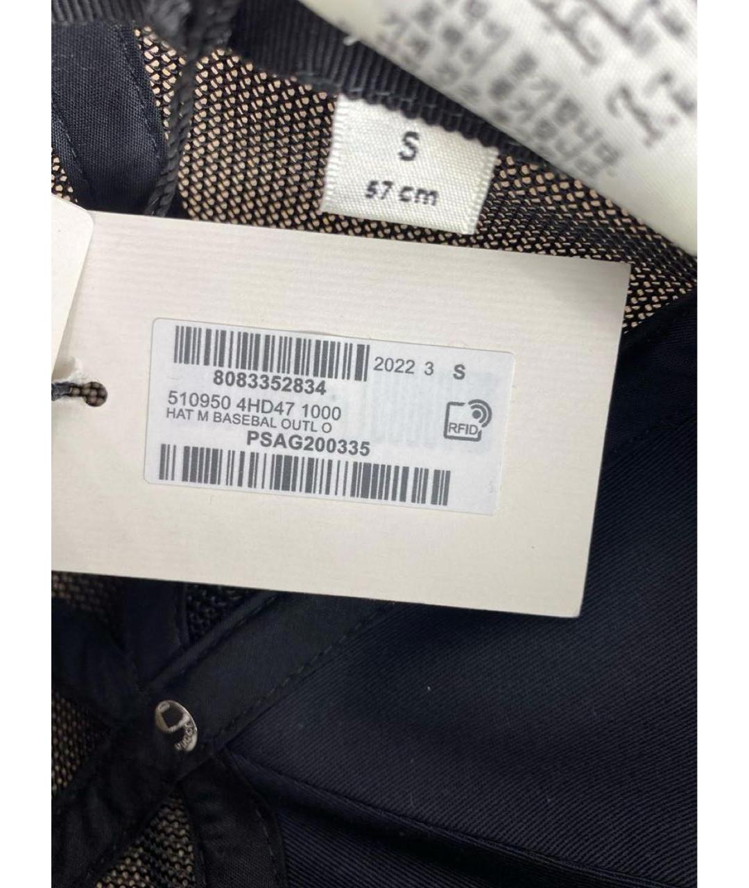 GUCCI Черная кепка, фото 7