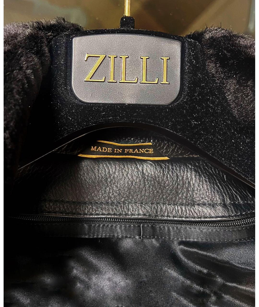 ZILLI Черная кожаная куртка, фото 3