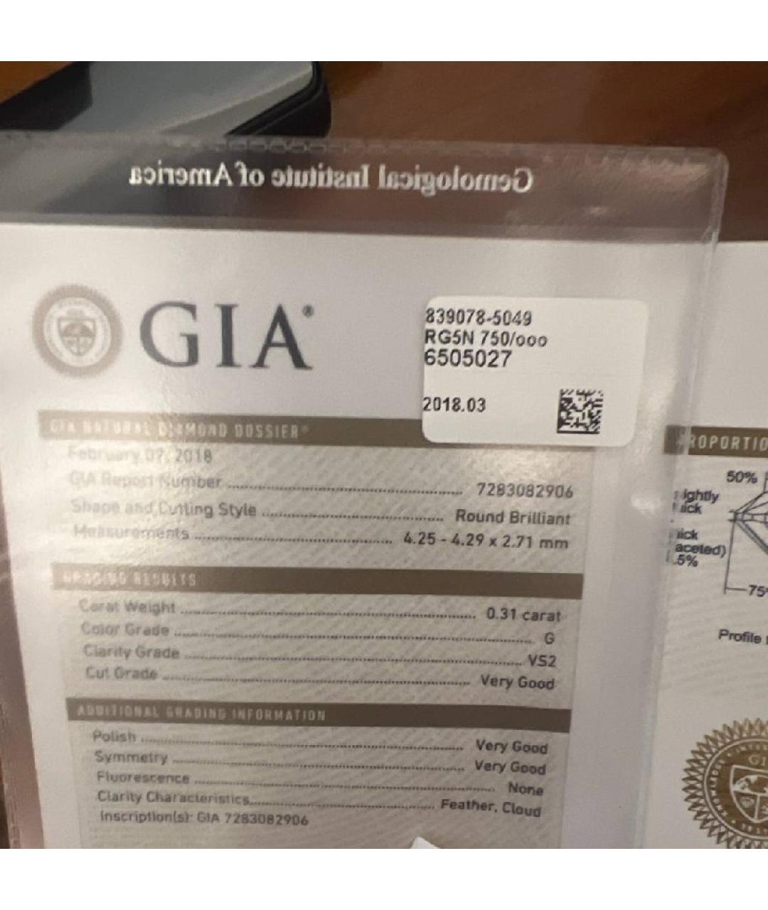 CHOPARD Золотые серьги из розового золота, фото 9