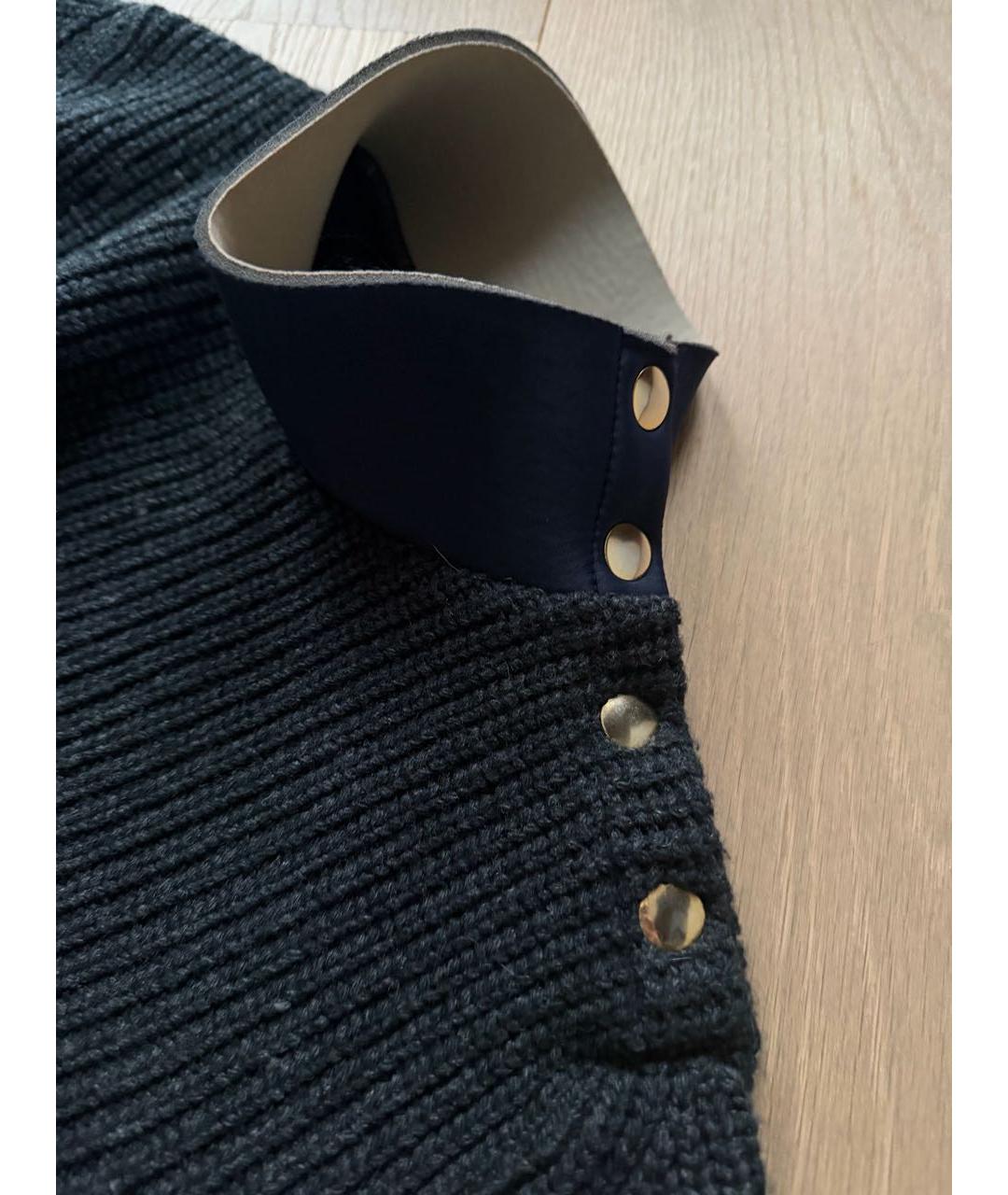 MARNI Антрацитовый шерстяной джемпер / свитер, фото 2