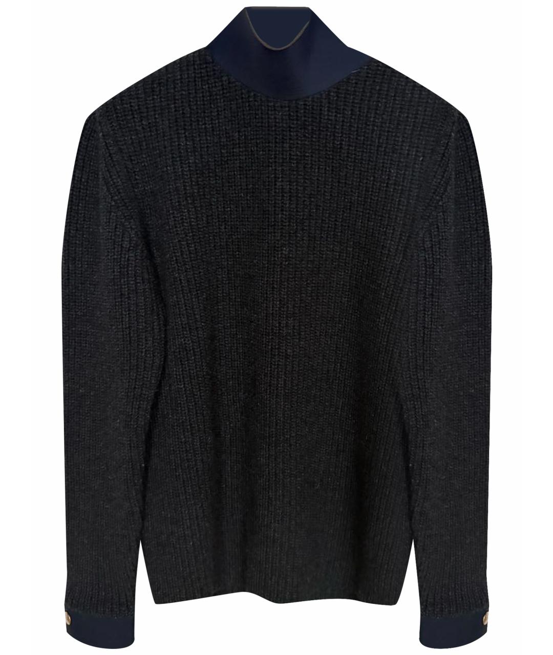 MARNI Антрацитовый шерстяной джемпер / свитер, фото 1