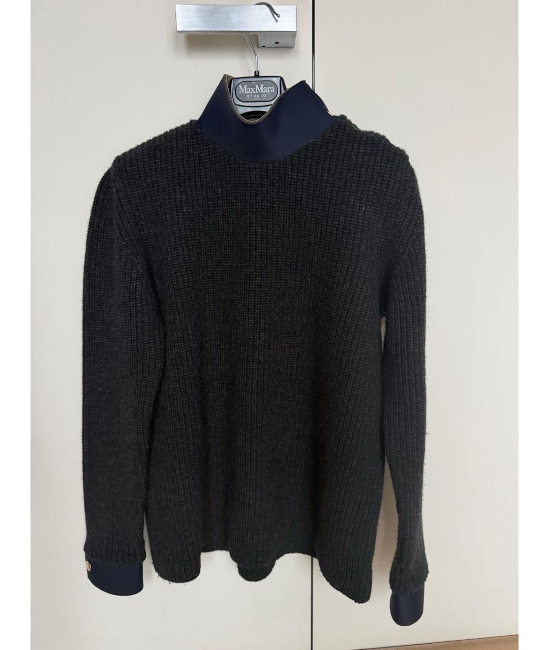 MARNI Антрацитовый шерстяной джемпер / свитер, фото 6