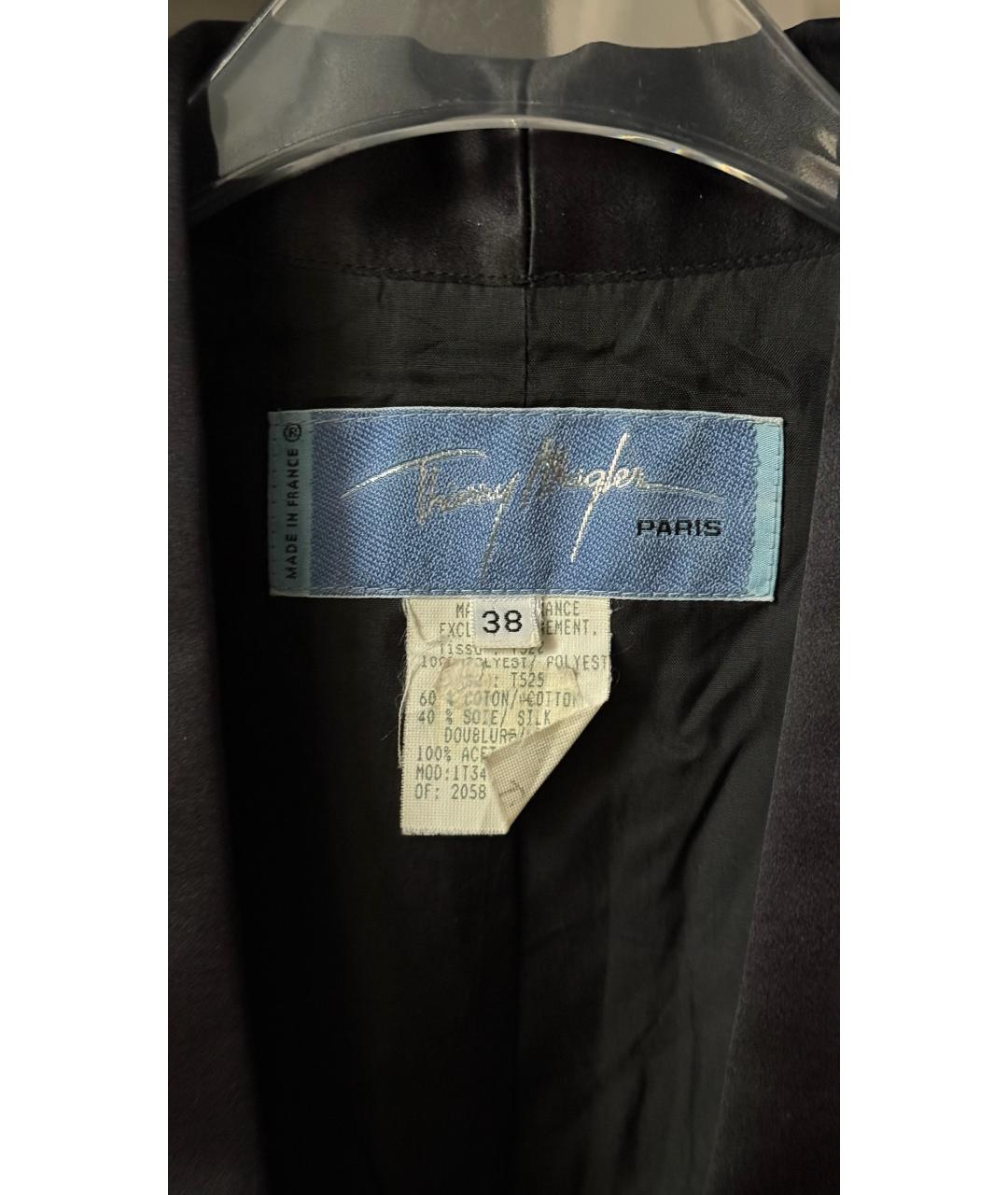 THIERRY MUGLER VINTAGE Черный костюм с брюками, фото 3