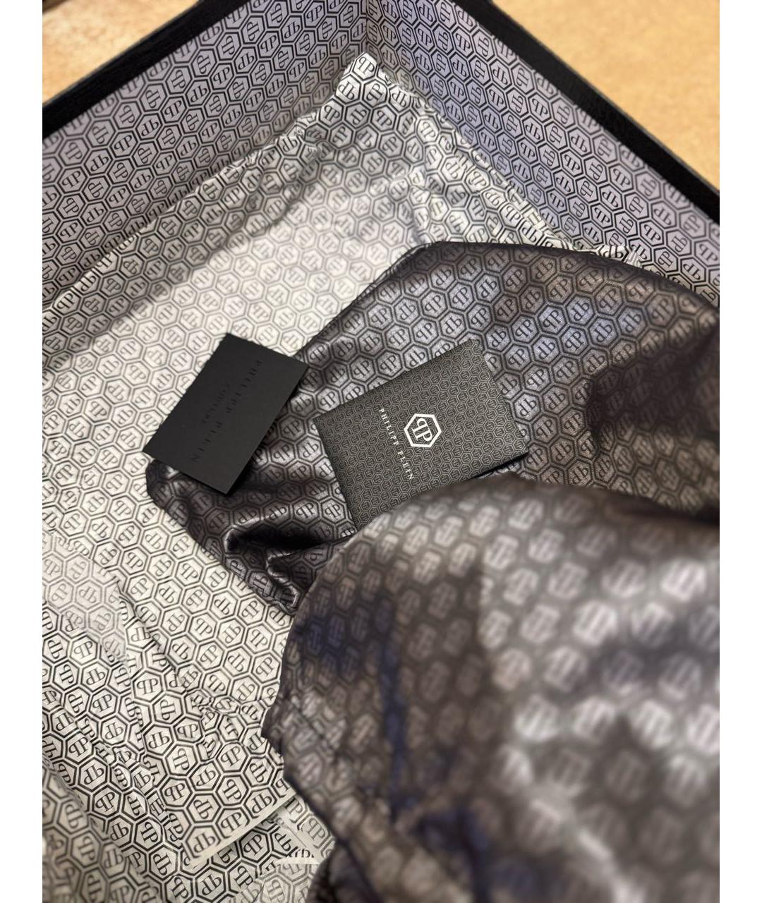 PHILIPP PLEIN Белые кожаные ботинки, фото 3