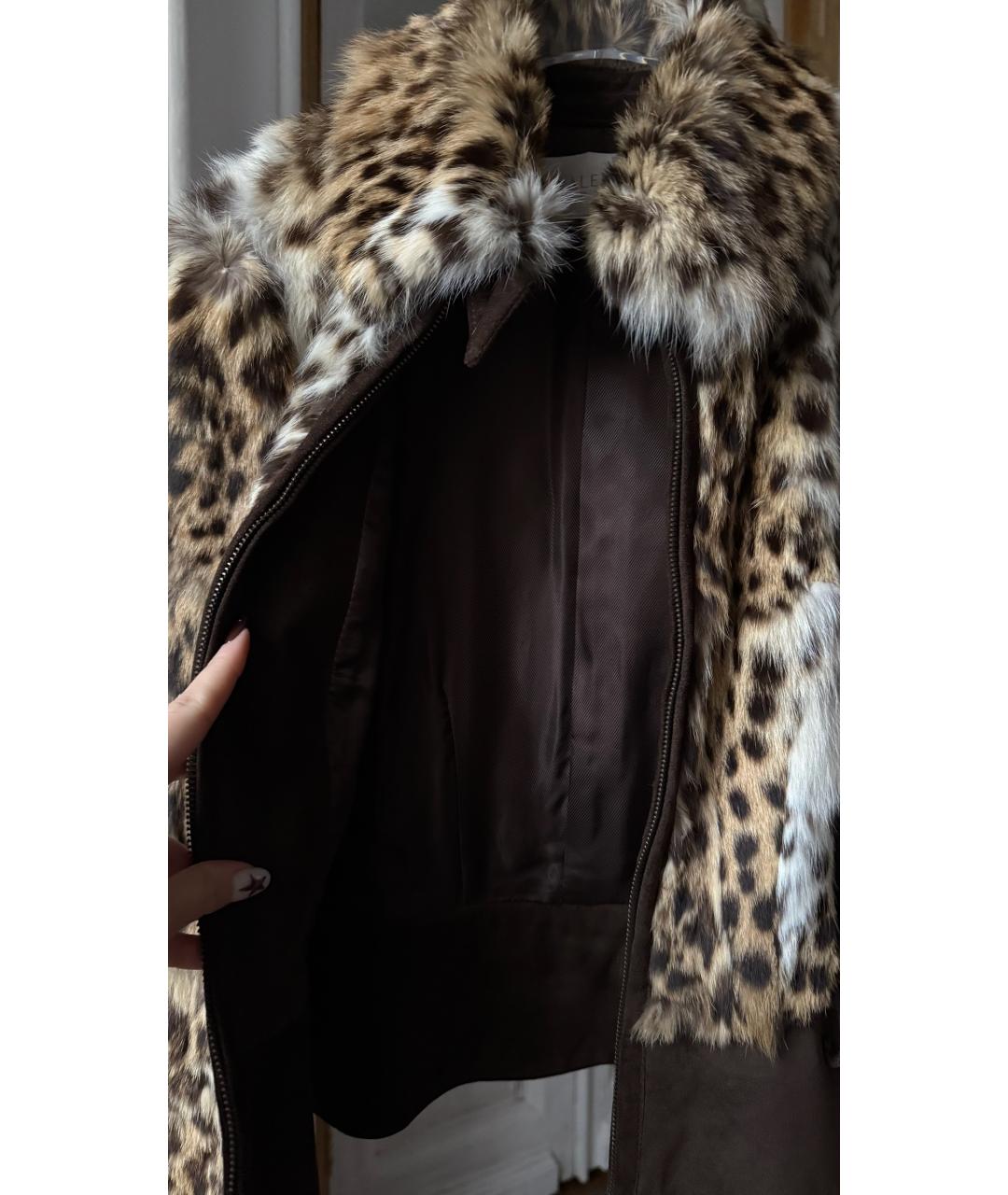 VALENTINO Бежевая меховая куртка, фото 4