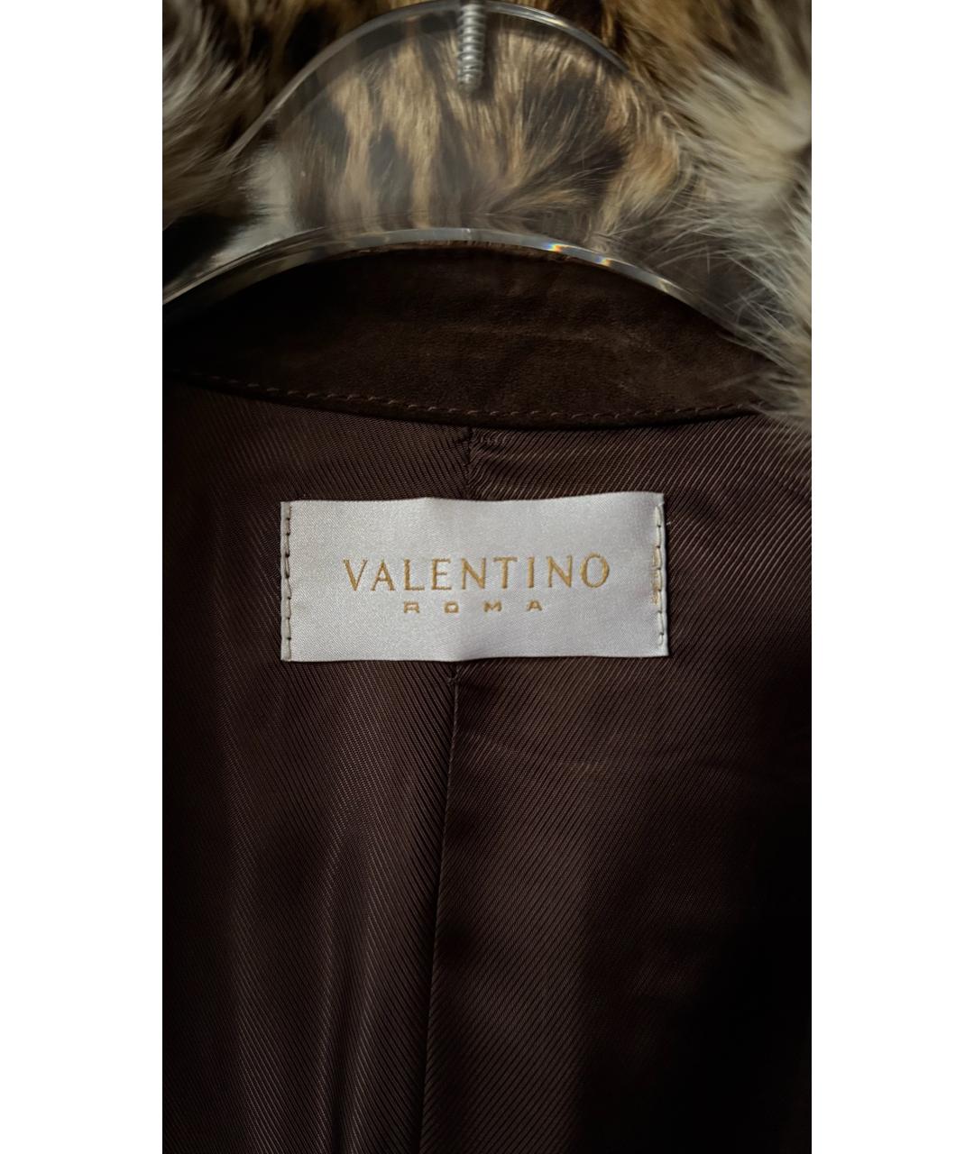 VALENTINO Бежевая меховая куртка, фото 3