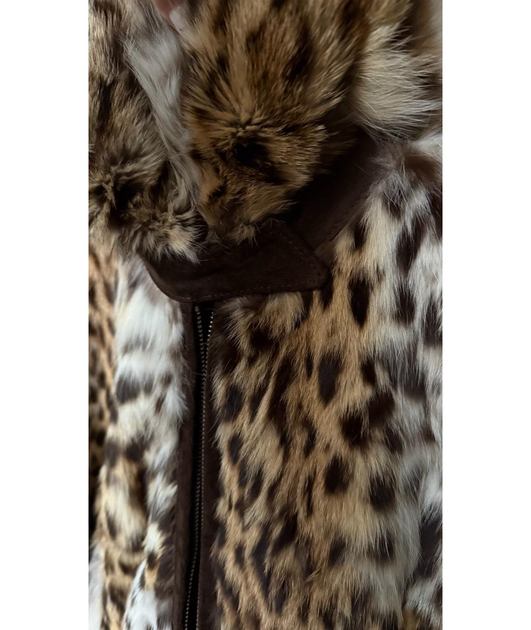 VALENTINO Бежевая меховая куртка, фото 5