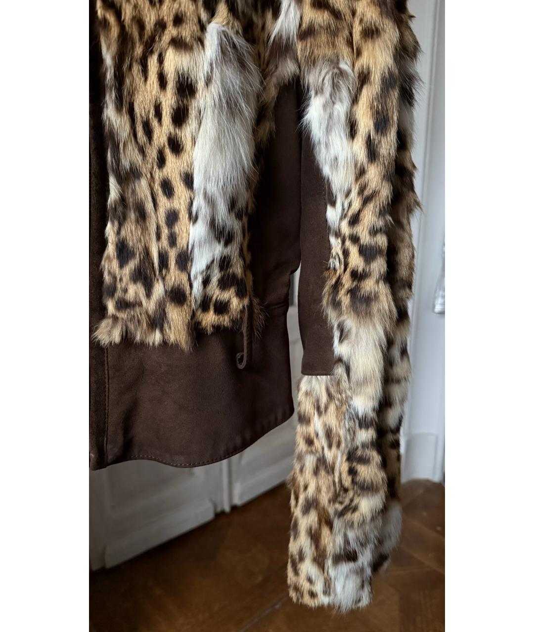 VALENTINO Бежевая меховая куртка, фото 6