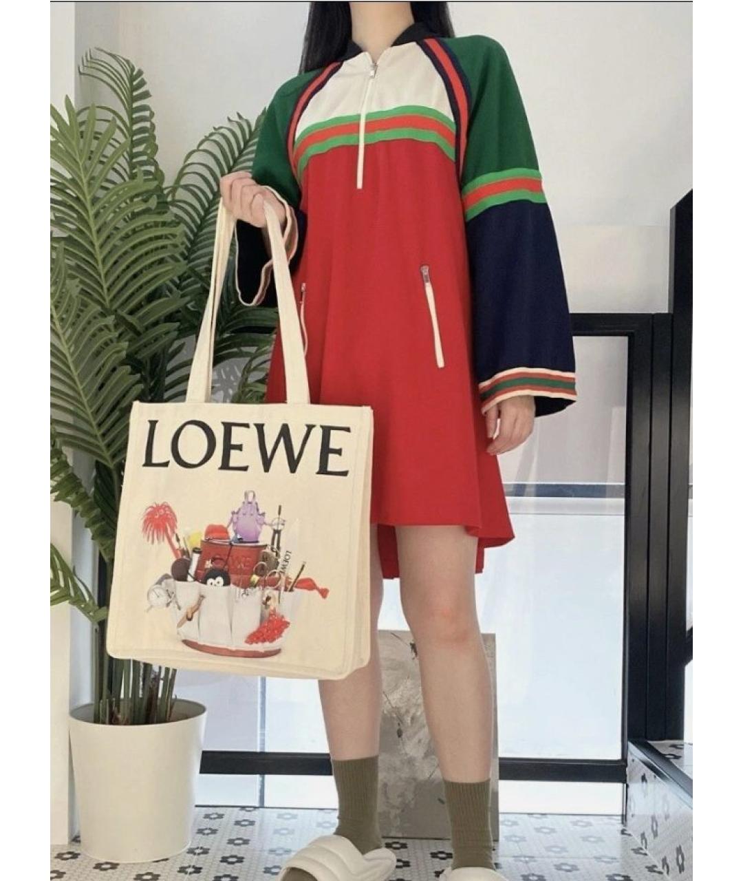 GUCCI Мульти полиэстеровое повседневное платье, фото 6