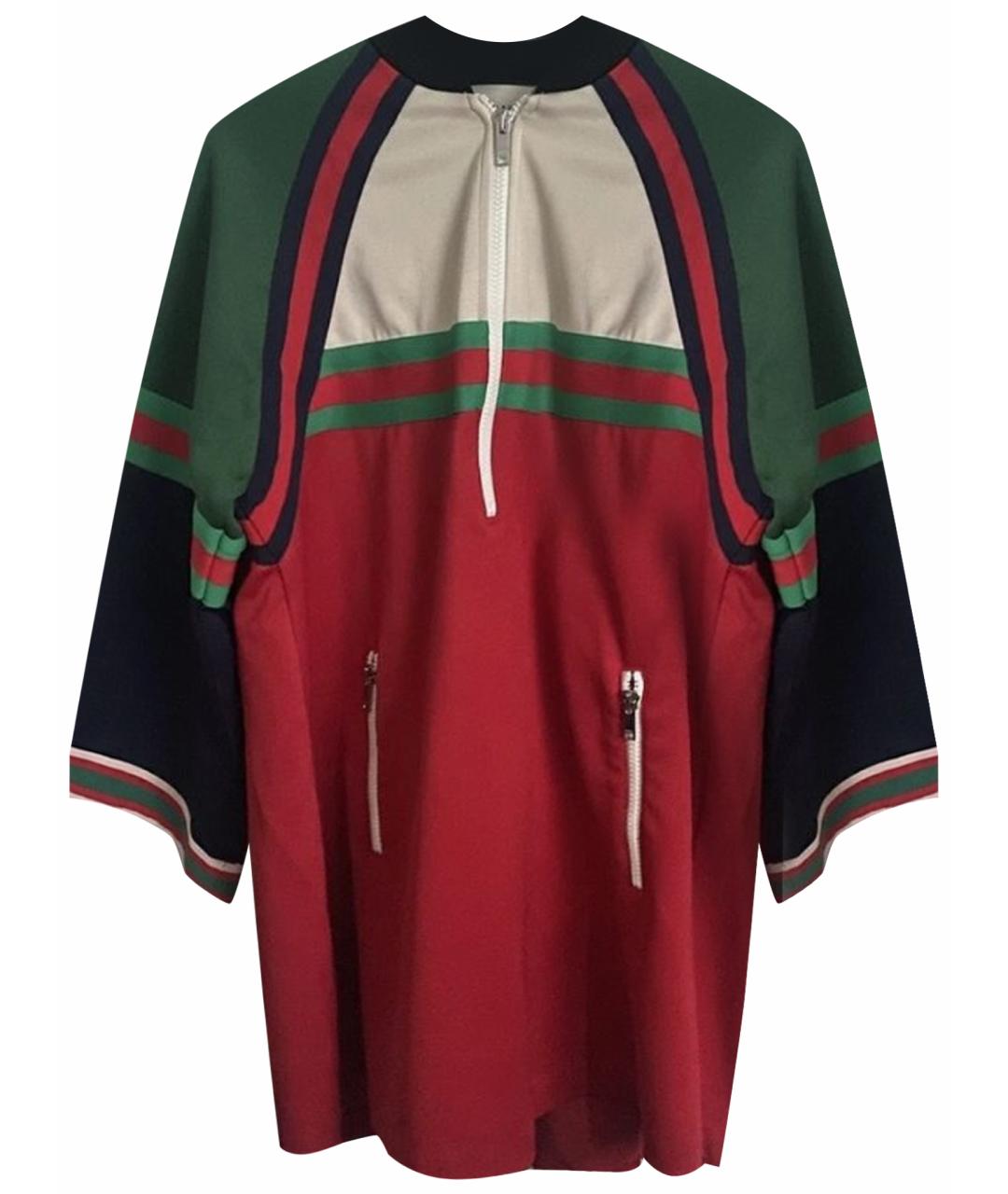 GUCCI Мульти полиэстеровое повседневное платье, фото 1