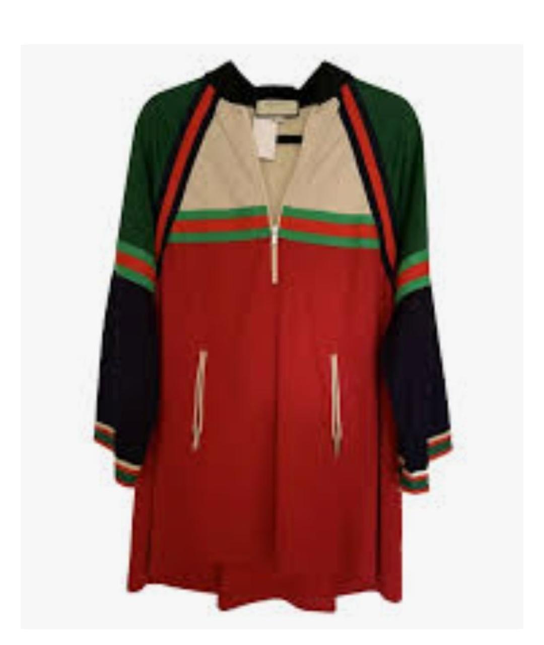 GUCCI Мульти полиэстеровое повседневное платье, фото 2