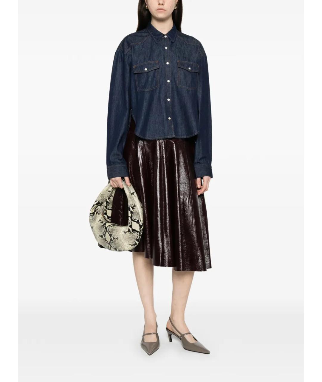 KHAITE Синяя хлопковая куртка, фото 2