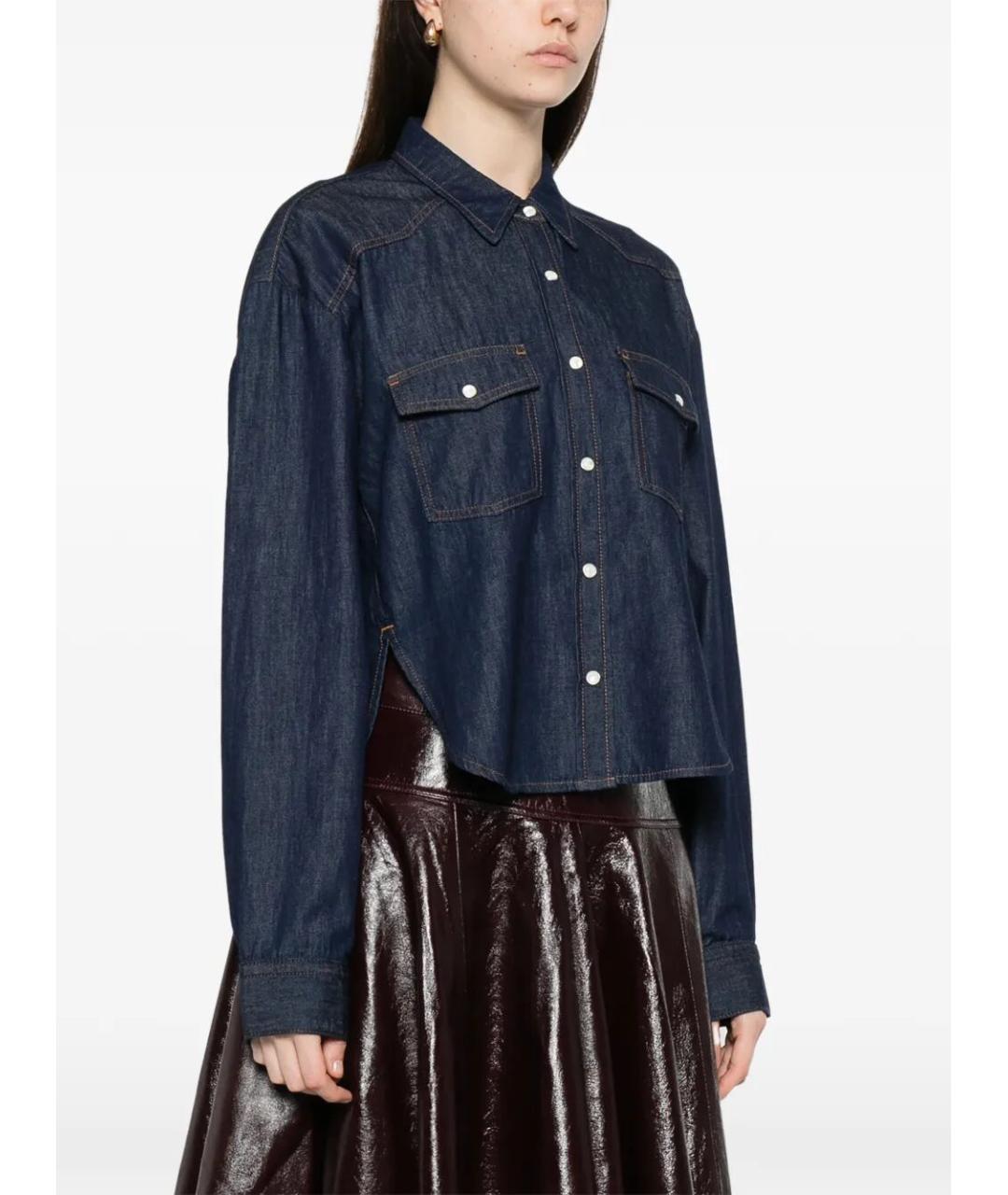 KHAITE Синяя хлопковая куртка, фото 4