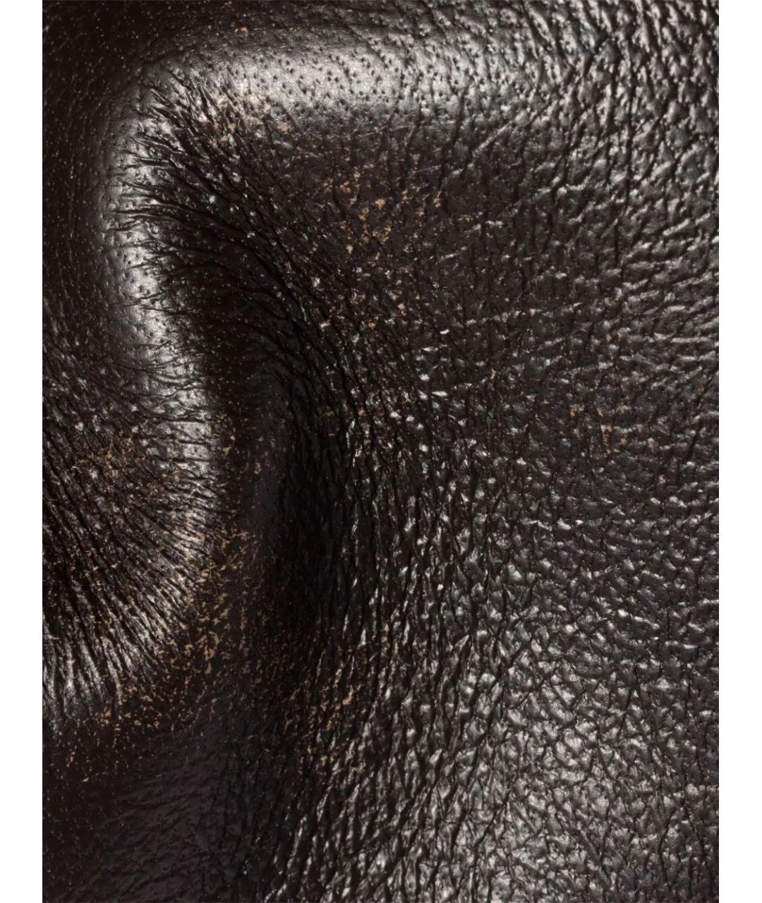 MIU MIU Коричневая кожаная сумка через плечо, фото 5